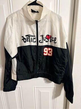 Vintage Chemistry Windbreaker Poetic Justice 1993 the back has Tupac graphics